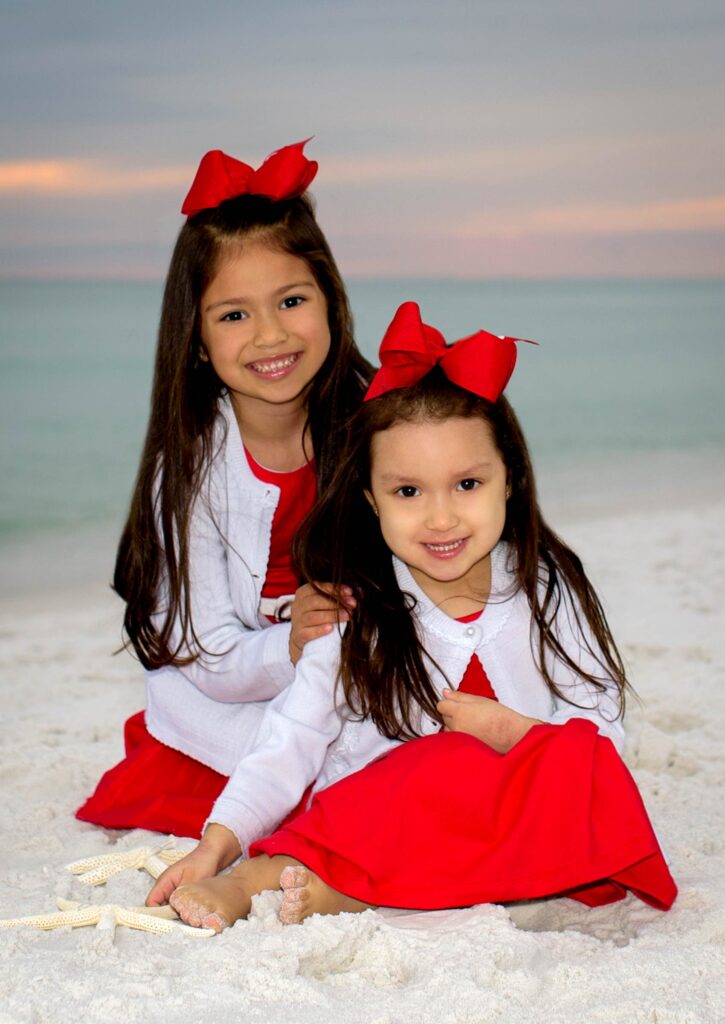 Destin photographer for Christmas family photos