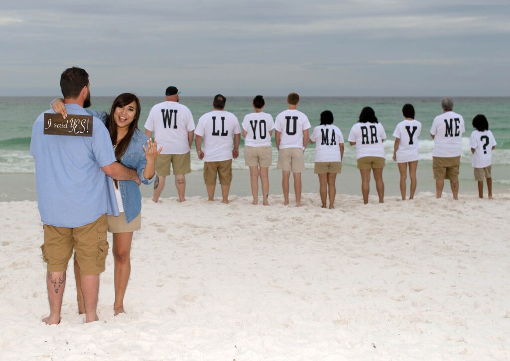 Destin Photographer captures surprise proposal