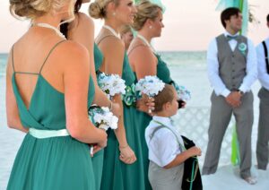 Wedding ceremony on Destin beach