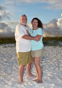 Couple photo on Destin Beach