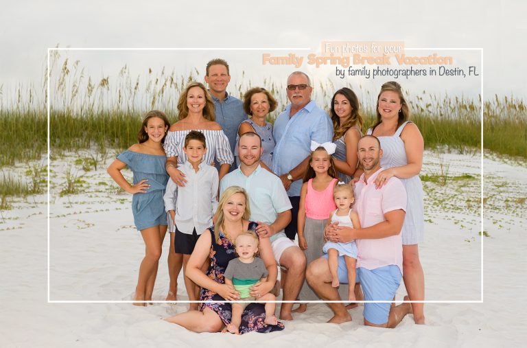 Fun family photos for your Destin spring break vacation – Tips from our Destin FL photographers