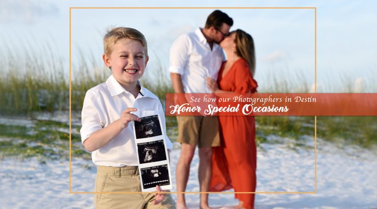 Inside Look: See how our photographers in Destin honor special occasions during a photoshoot